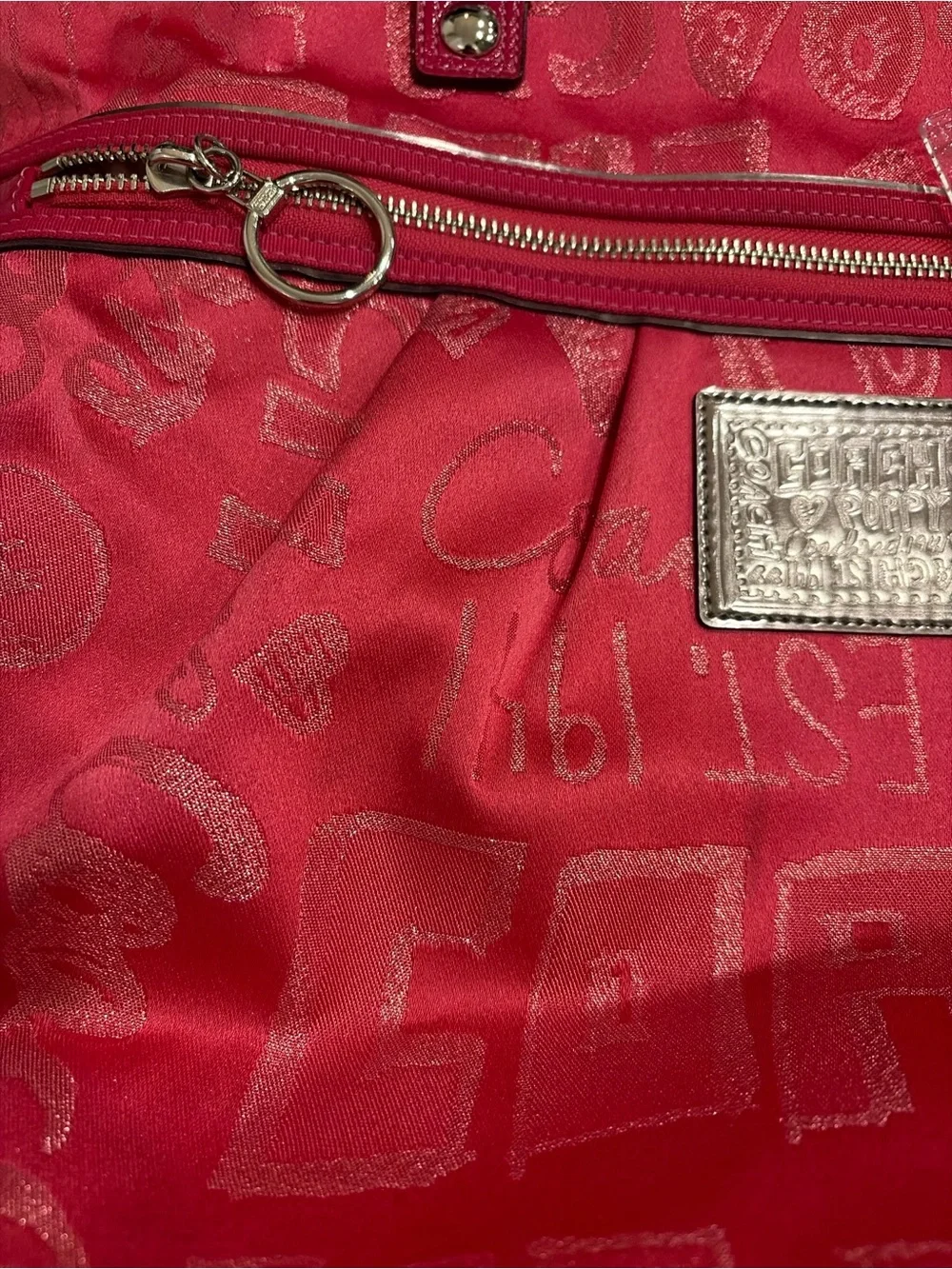 Coach vintage magenta
